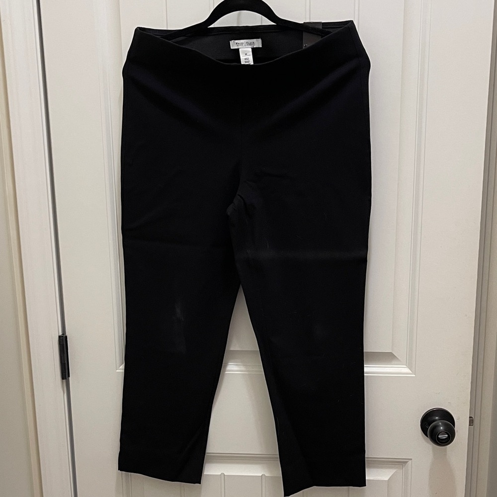 White House Black Market Black Cropped Pants